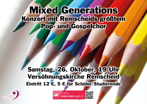 Plakat Mixed Jahreskonzert 2019